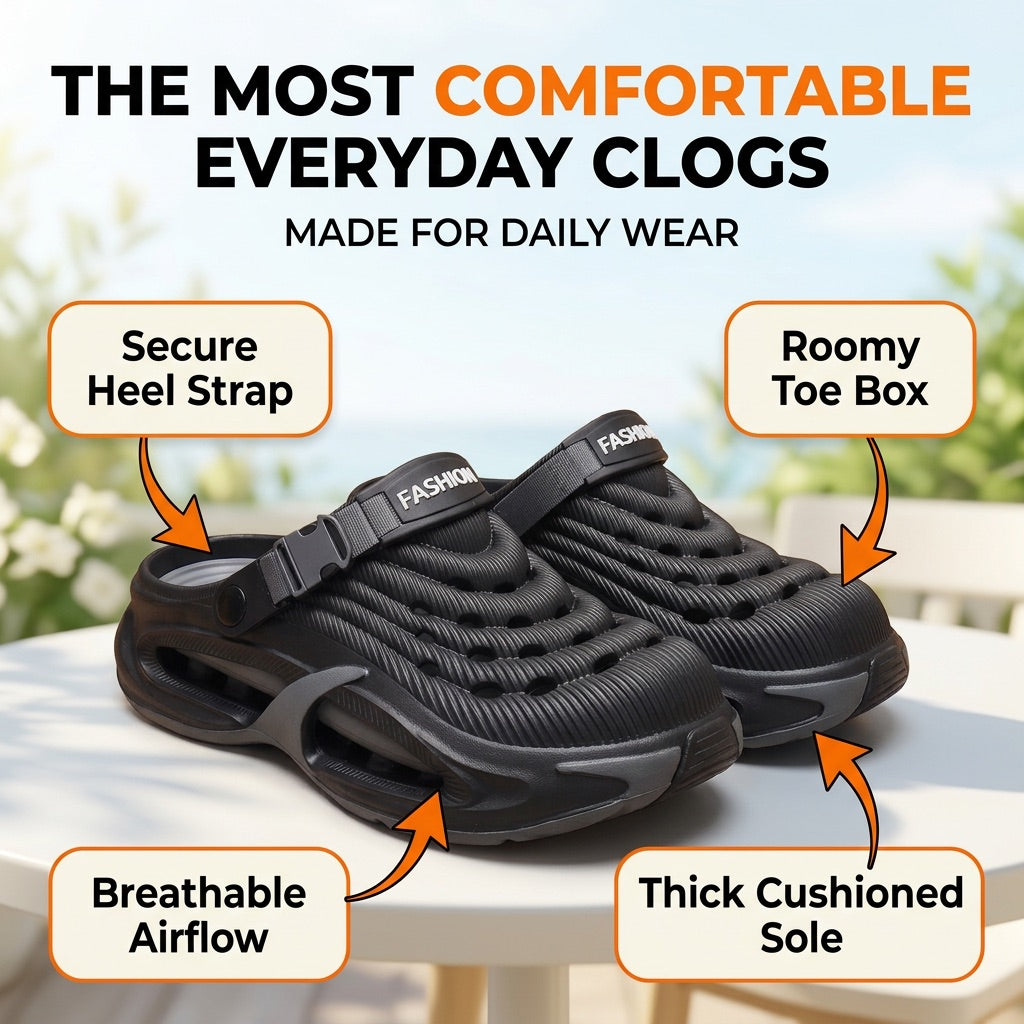 AirStep™ Clogs - Breathable Comfort Slip Ons
